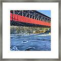 Bartlett Covered Bridge Framed Print