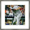 Bartolo Colon And George Springer Framed Print