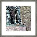 Bascom Hill Lincoln Statue, Madison, Wisconsin Framed Print