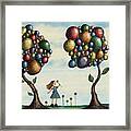 Basie And The Gumball Trees Framed Print