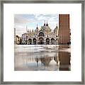 B_00899 - Basilica Of St Mark Square, Venice Framed Print