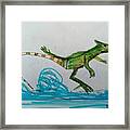 Basilisk Lizard Framed Print