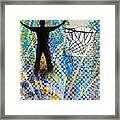 Basketball Abstract Framed Print