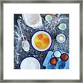 Batter Ingredients Framed Print