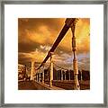 Battersea Sunset Framed Print
