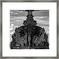 Last Of The Dreadnoughts - Battleship Texas Framed Print