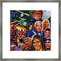 Battlestar Galactica By Mark Spears Framed Print