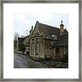 Bay Windows In The Cotswolds Framed Print