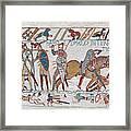 Bayeux Tapestry Scene 57 King Harold Is Killed By An Arrow In His Eye Framed Print