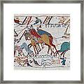 Bayeux Tapestry Scene 58 Duke William Wins The Battle Of Hastings Framed Print