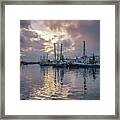 Bayou Sunset, 1/24/21 Framed Print