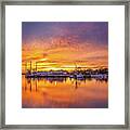 Bayou Sunset 3, 11/5/20 Framed Print