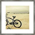 Beach Bike Framed Print