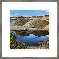 Beach Creek Reflections Framed Print