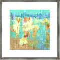 Beach Impressions Abstract Framed Print