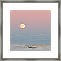 Beach Moon Framed Print