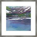 Beautiful Alpine Lake Framed Print