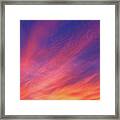 Beautiful Arizona Sunset Rays Framed Print