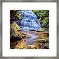Beautiful Benton Waterfall Framed Print