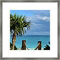 Beautiful Day At The Beach Framed Print
