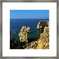 Beautiful Marinha Beach From The Cliffs Framed Print