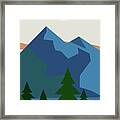 Beautiful Mountain Wilderness Framed Print