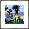 Beautiful South Beach Framed Print