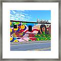 Beauty On The Building Framed Print