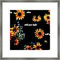 Beauty Shines Out Framed Print