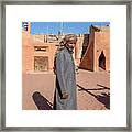 Bedouin In Wadi Rum, Jordan Framed Print