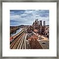 Bethlehem Steel Pa  Aerial Ii Framed Print