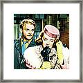 Bette Davis And James Cagney In The Bride Came C. O. D. -1941-, Directed By William Keighley. Framed Print