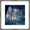 Between The Light And The Shadow Framed Print