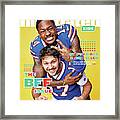 Bff Issue Cover, Buffalo Bills Josh Allen And Stefon Diggs Framed Print