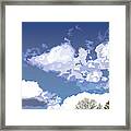 Big Blue Sky Framed Print