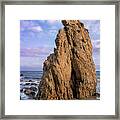 Big Rock At El Matador Framed Print