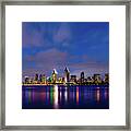 Big Sky, Vibrant Reflections Framed Print