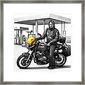 Biker Framed Print