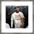 Bill Russell And Lebron James Framed Print