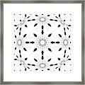 Black And White Abstract Art Framed Print