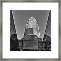 Black And White Queen City Framed Print