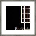 Black Bass Guitar Abstract Two Framed Print