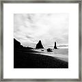 Black Beach Ii - Vik, Iceland Framed Print