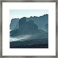 Black Beach Panorama, Snaefellsnes Peninsula, Iceland Framed Print