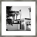 Black California Series - Palm Springs House Framed Print