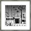 Black California Series - White House Palm Springs Framed Print
