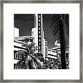 Black Florida Series - Beautiful Miami Art Deco Framed Print