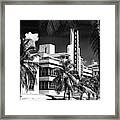 Black Florida Series - Wonderful Miami Beach Art Deco Framed Print
