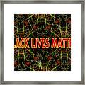 Black Lives Matter - Pan-african Framed Print