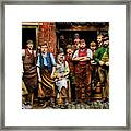Blacksmith - The Ironmongers Of Maidenhead 1900 Framed Print